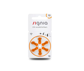 Signia Battery Size 13 Made By Denmark